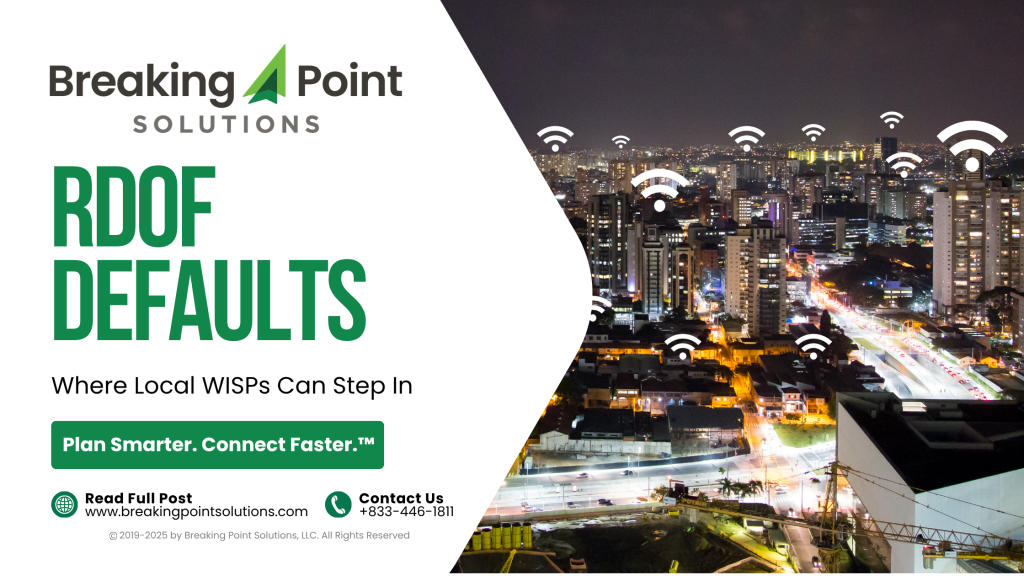 RDOF Defaults and Where Local WISPs Can Step In